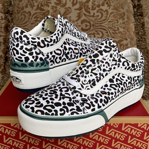 Vans Old Skool Stacked Uv Ink Leopard/True White M - Picture 11 of 16